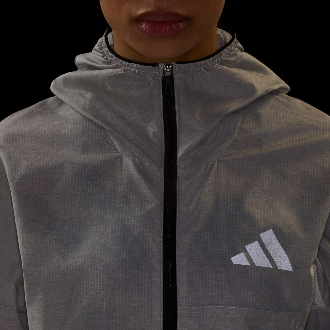 adidas Terrex Xperior CLIMA365 Light Windweave Jacket Black / White - Image 4