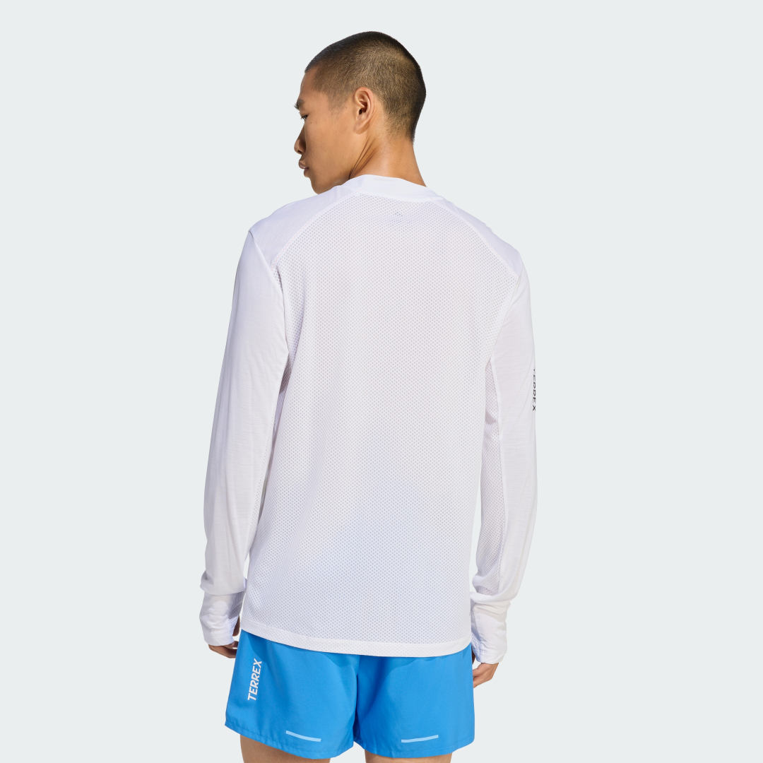 adidas Terrex Xperior CLIMACOOL+ Long Sleeve T-shirt White - Image 2