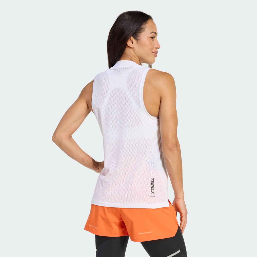 adidas Terrex Xperior CLIMACOOL+ Tank Top White - Image 2