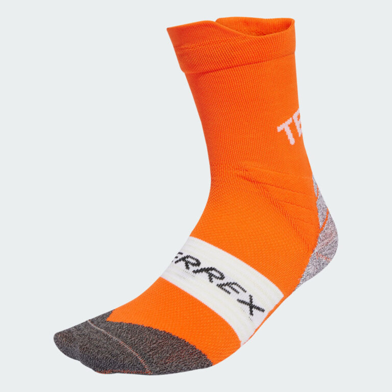 adidas Terrex Xperior CLIMACOOL Trail Crew Socks Semi Impact Orange