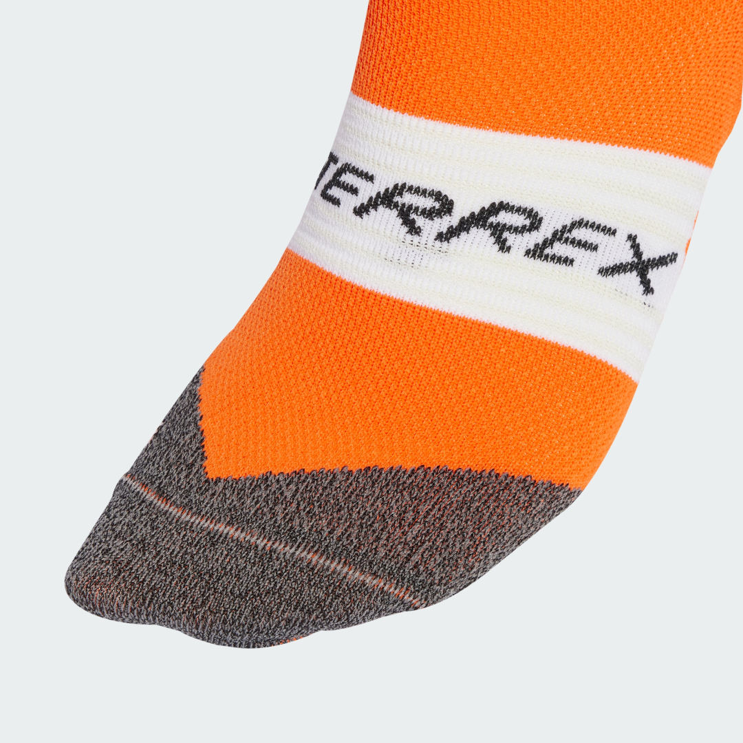 adidas Terrex Xperior CLIMACOOL Trail Crew Socks Semi Impact Orange - Image 2