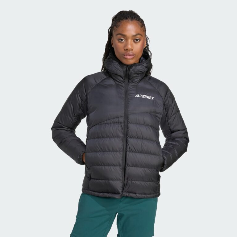 adidas Terrex Xperior CLIMAWARM+ Down Hooded Jacket Black