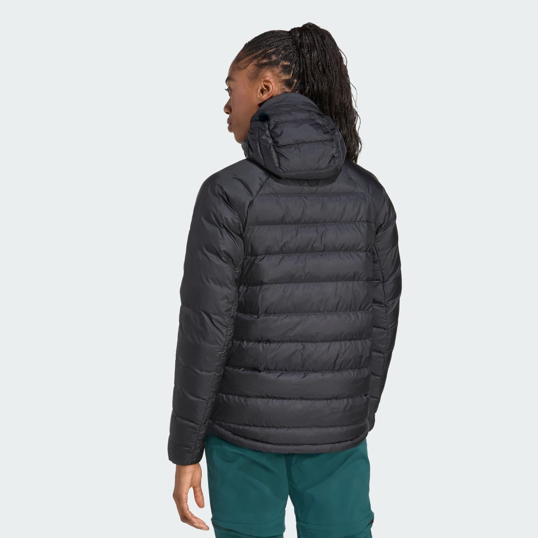 adidas Terrex Xperior CLIMAWARM+ Down Hooded Jacket Black - Image 2