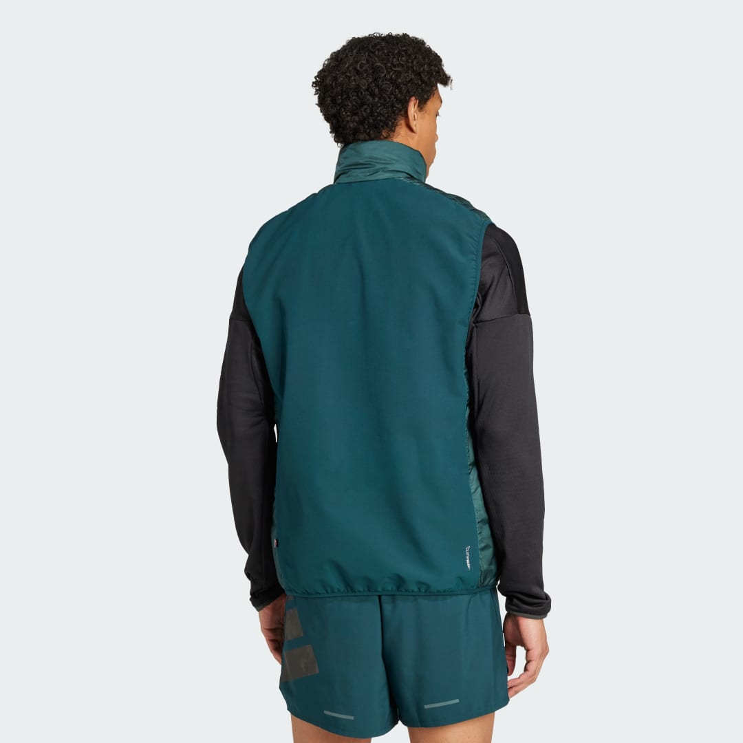 adidas Terrex Xperior CLIMAWARM+ PrimaLoft® Loose Fill Hybrid Vest Aurora Ivy - Image 2