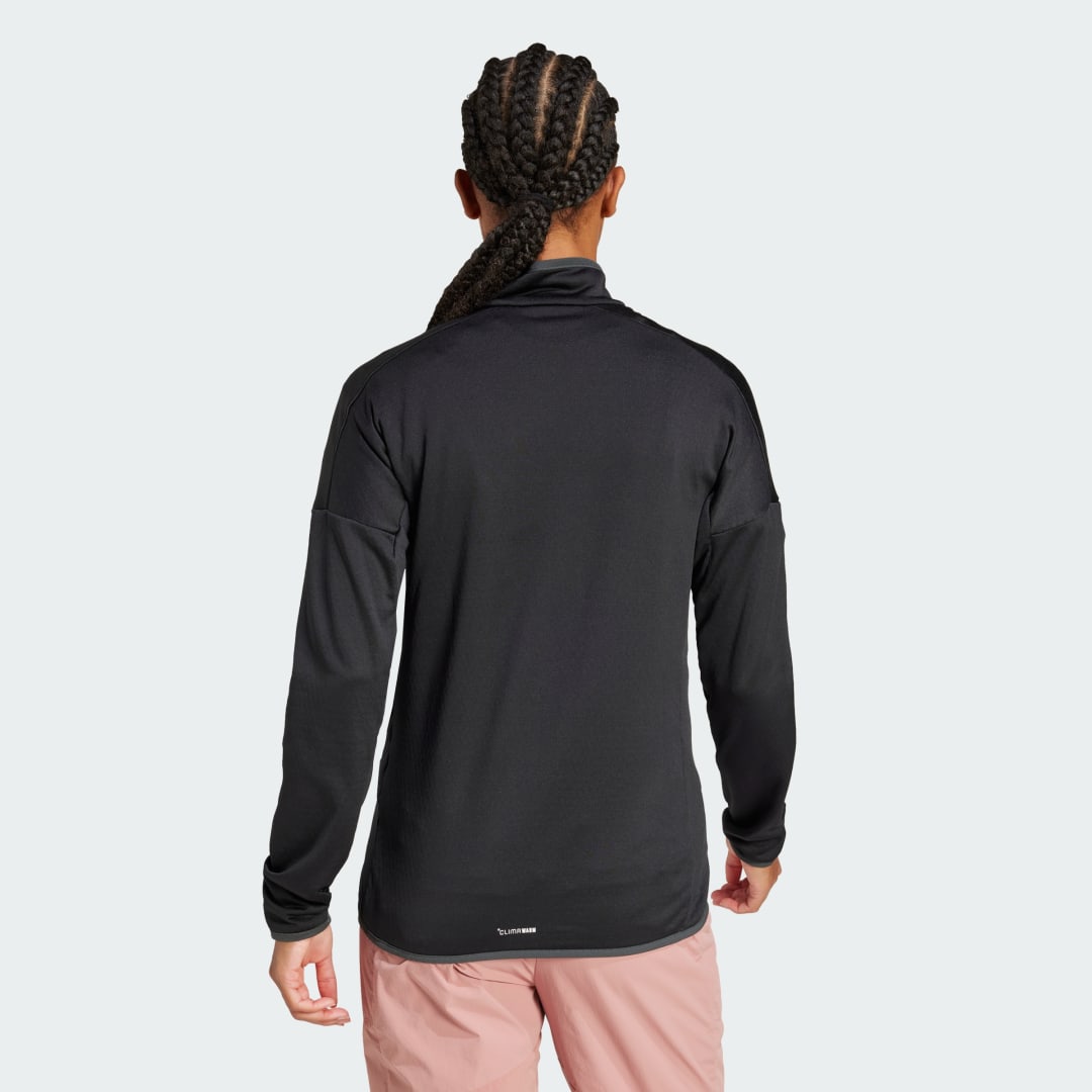 adidas Terrex Xperior Climawarm Light Fleece Jacket Black - Image 2