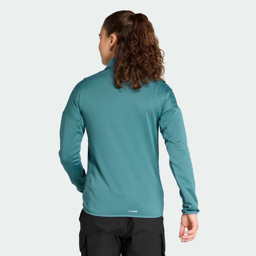 adidas Terrex Xperior Climawarm Light Fleece Jacket Preloved Teal - Image 2