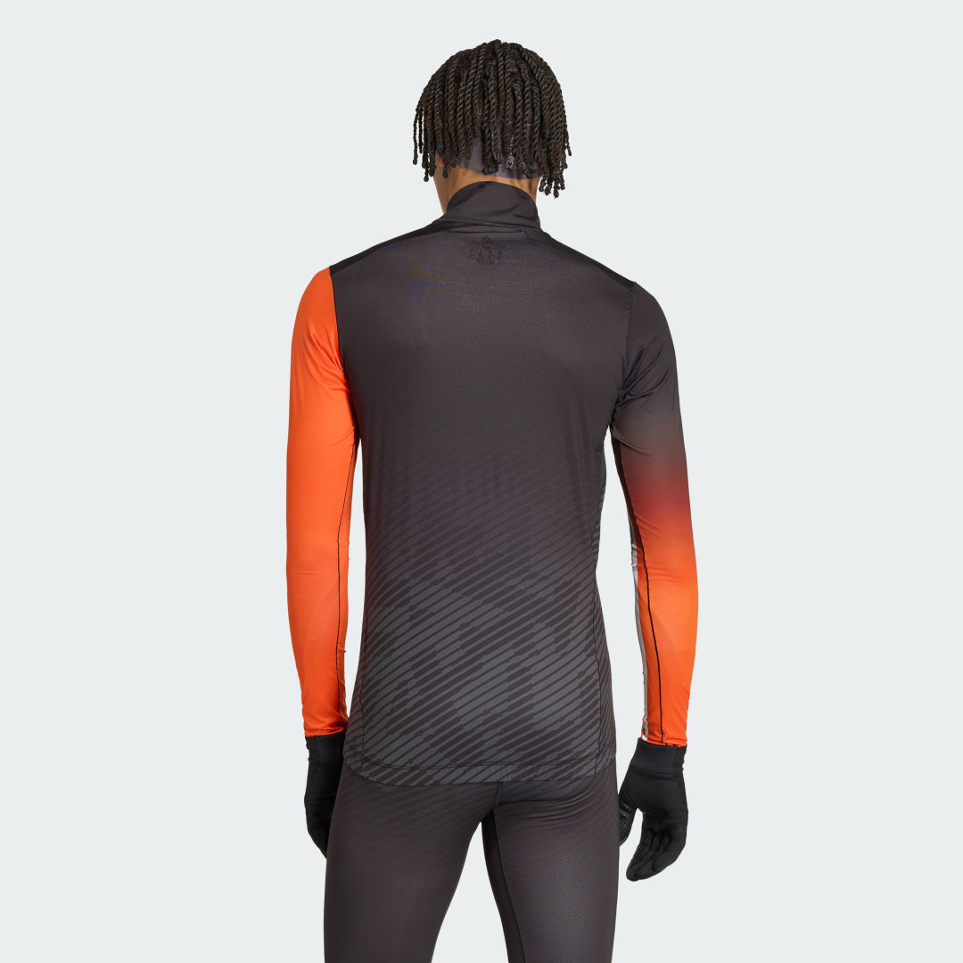 adidas Terrex Xperior Cross-Country Race Top Semi Impact Orange / Black / Grey Six - Image 2
