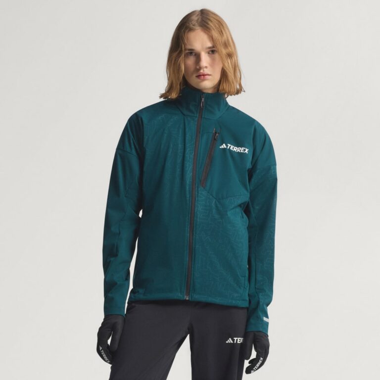 adidas Terrex Xperior Cross-Country Ski Softshell Jacket Aurora Ivy