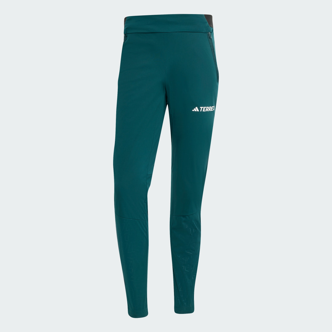 adidas Terrex Xperior Cross-Country Ski Softshell Joggers Aurora Ivy - Image 4