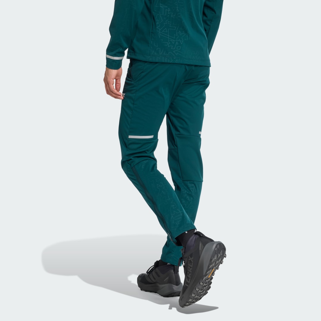 adidas Terrex Xperior Cross-Country Ski Softshell Joggers Aurora Ivy - Image 2