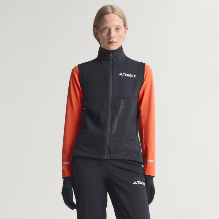 adidas Terrex Xperior Cross-Country Ski Softshell Vest Black