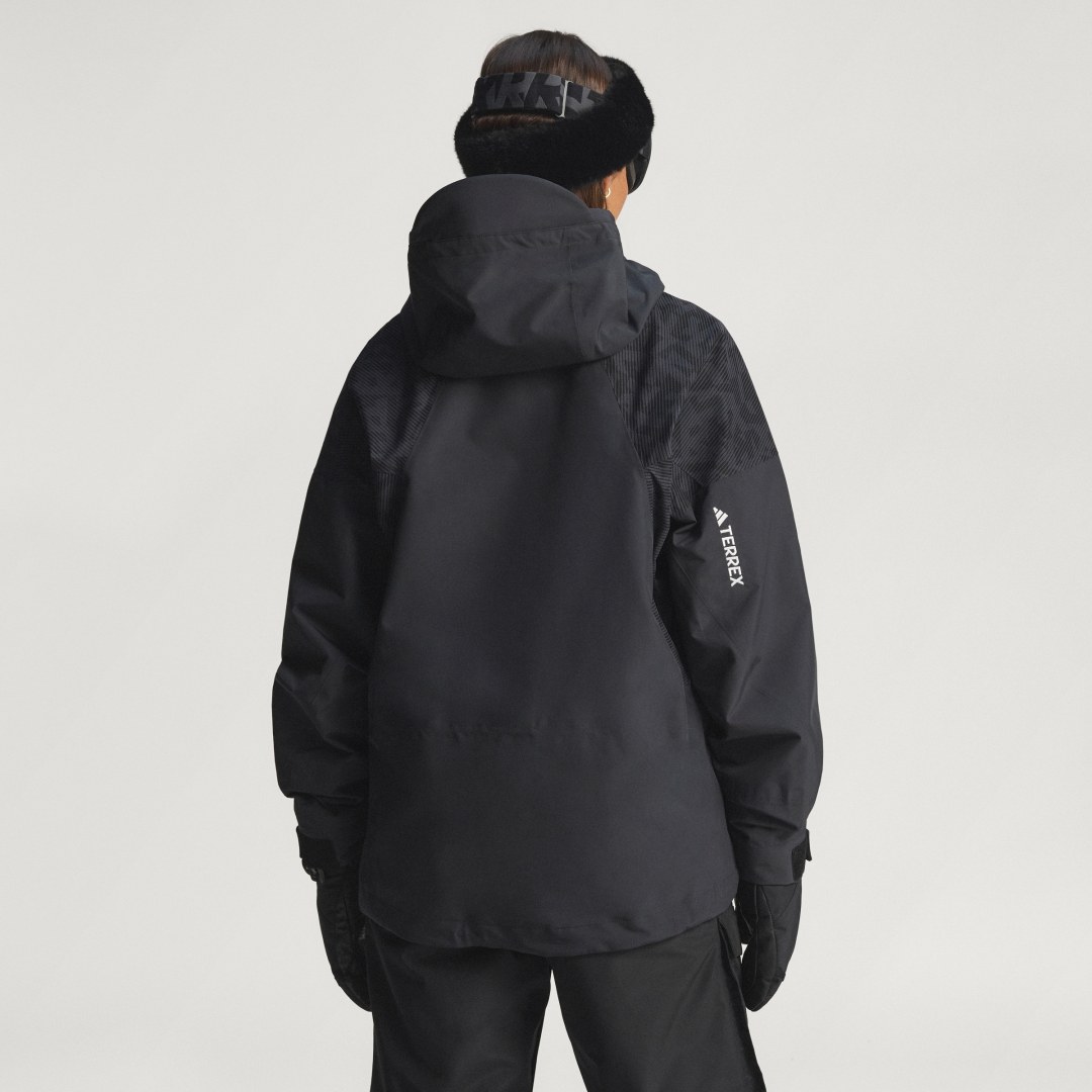 adidas Terrex Xperior Hybrid PRIMEKNIT CLIMAPROOF+ Jacket Black - Image 2