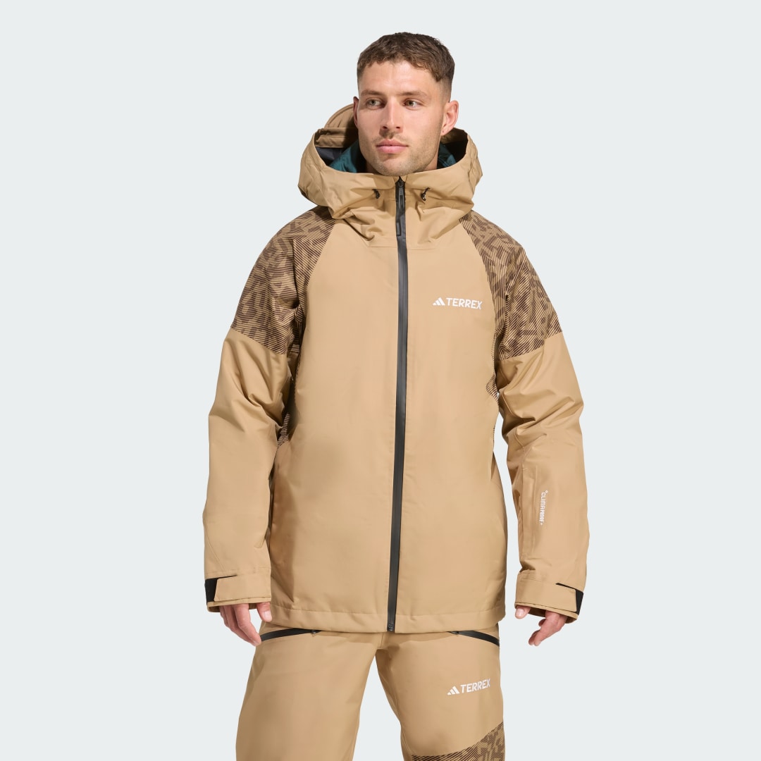 adidas Terrex Xperior Hybrid PRIMEKNIT CLIMAPROOF+ Jacket Cardboard