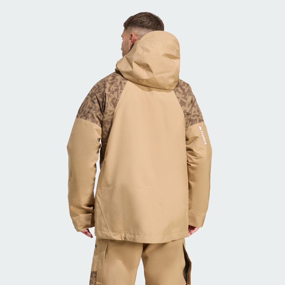 adidas Terrex Xperior Hybrid PRIMEKNIT CLIMAPROOF+ Jacket Cardboard - Image 2