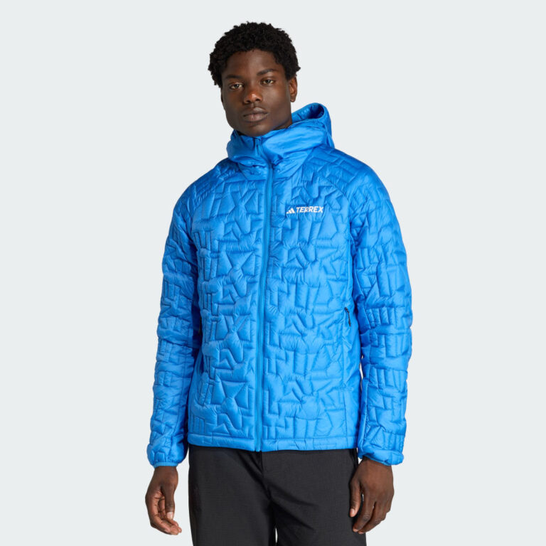 adidas Terrex Xperior PrimaLoft Loose Fill Insulated Hooded Jacket Ray Blue