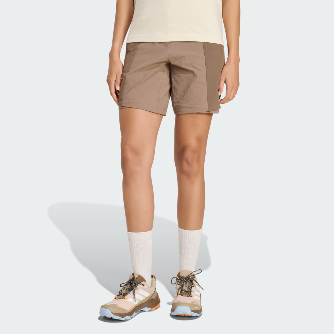 adidas Terrex Xperior Utilitas CLIMA365 Zip-off Tracksuit Bottoms Trace Brown - Image 2