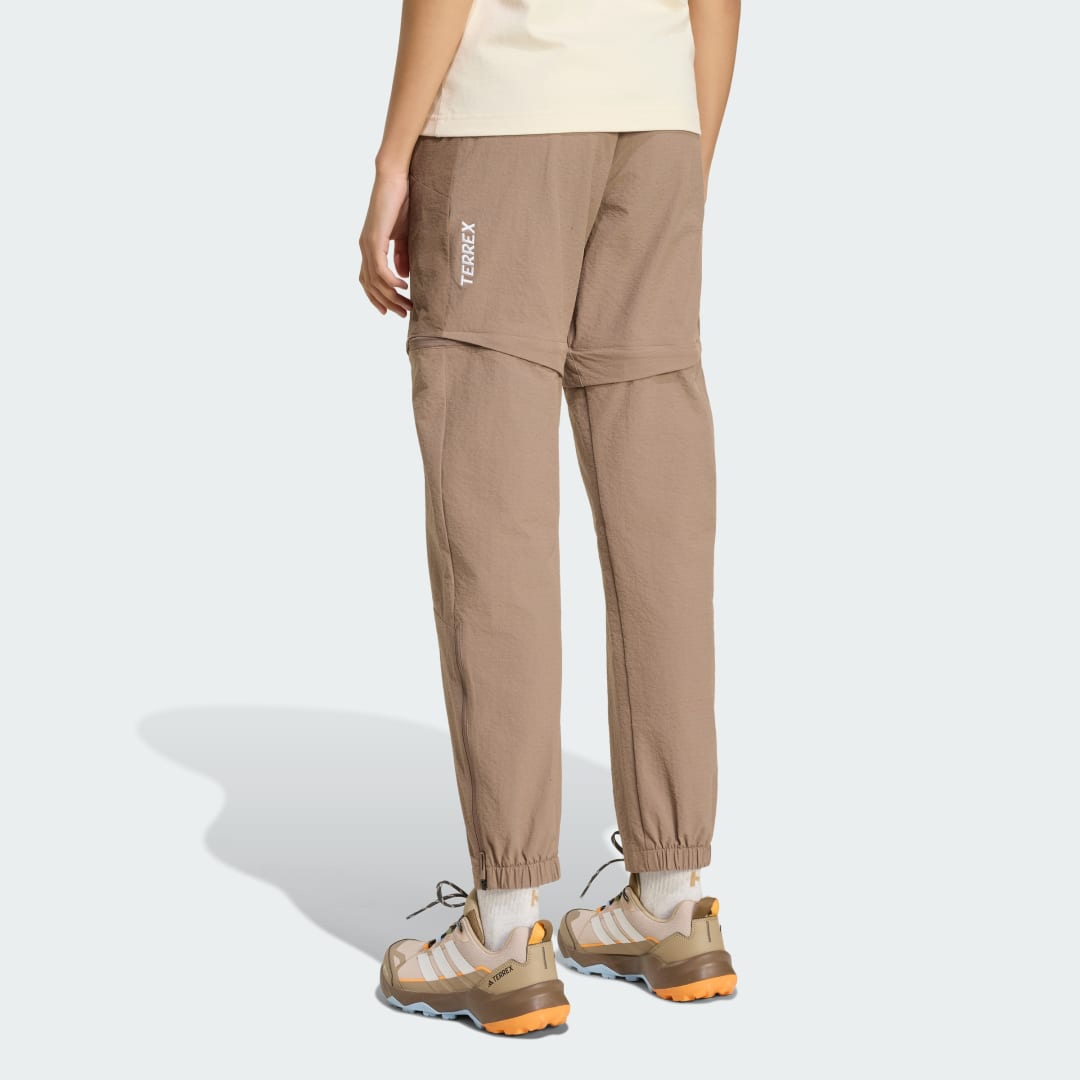 adidas Terrex Xperior Utilitas CLIMA365 Zip-off Tracksuit Bottoms Trace Brown - Image 3