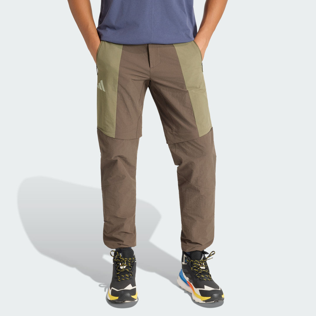 adidas Terrex Xperior Utilitas CLIMA365 Zip-off Tracksuit Bottoms Olive Strata / Shadow Olive