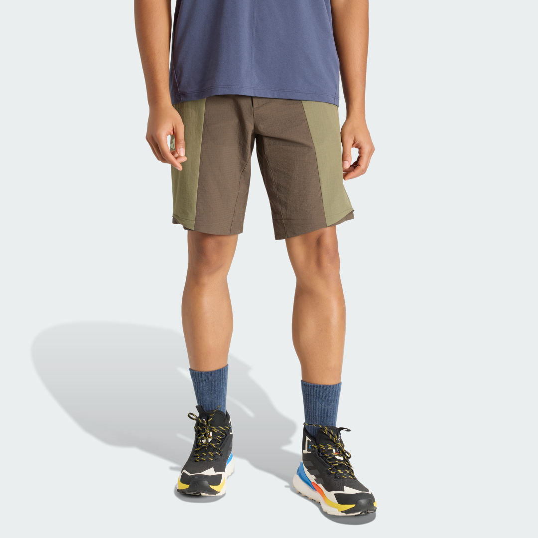 adidas Terrex Xperior Utilitas CLIMA365 Zip-off Tracksuit Bottoms Olive Strata / Shadow Olive - Image 4