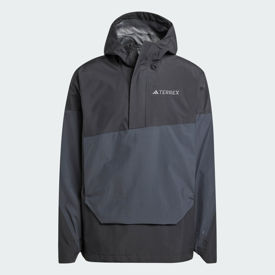 adidas Terrex Xploric 2.5L Climaproof Anorak Black / Carbon - Image 4