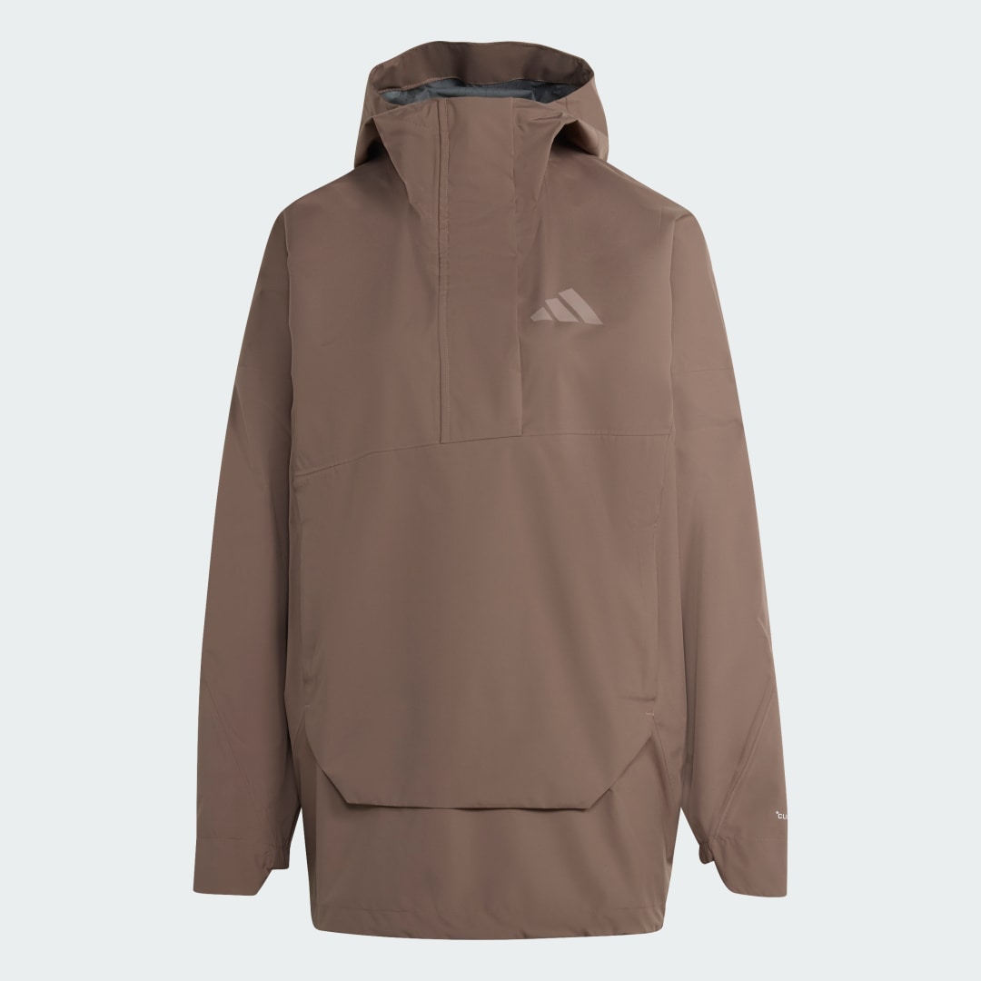 adidas Terrex Xploric 2.5 Layer CLIMAPROOF Anorak Trace Brown - Image 4