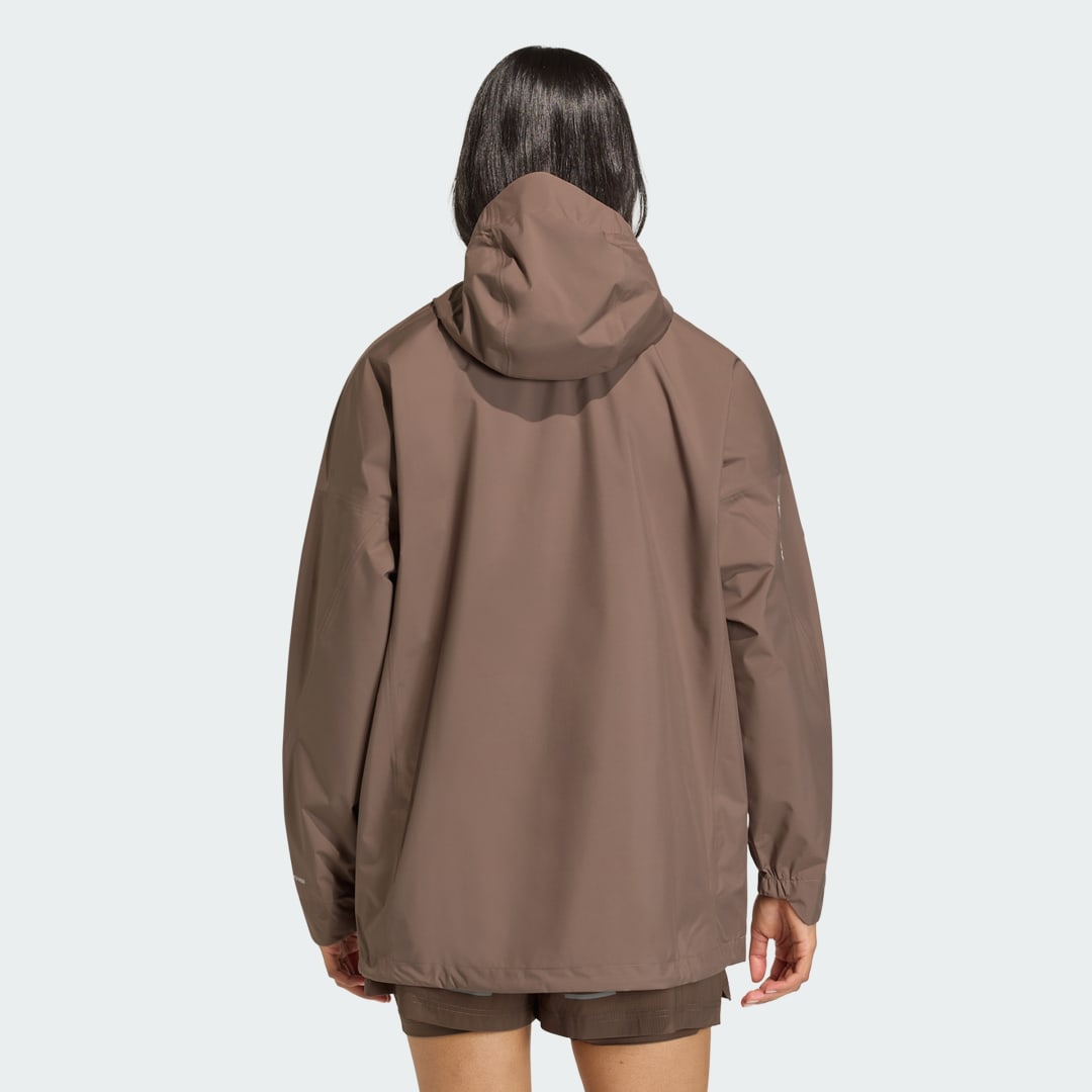 adidas Terrex Xploric 2.5 Layer CLIMAPROOF Anorak Trace Brown - Image 2