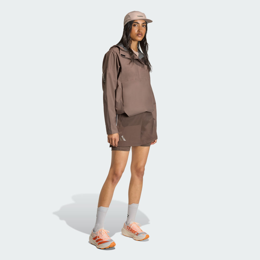 adidas Terrex Xploric 2.5 Layer CLIMAPROOF Anorak Trace Brown - Image 3