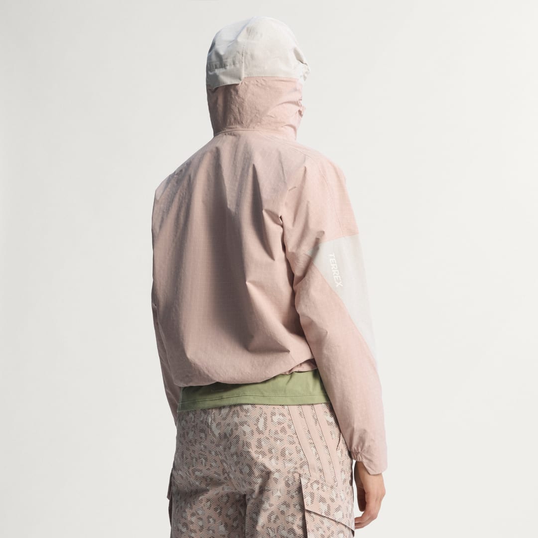 adidas Terrex Xploric 2 Layer CLIMAPROOF Jacket Wonder Taupe / Beige - Image 2