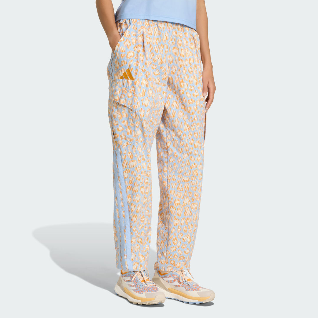 adidas Terrex Xploric CLIMA365 Cargo Tracksuit Bottoms Off White / Glow Blue / Pure Tangerine