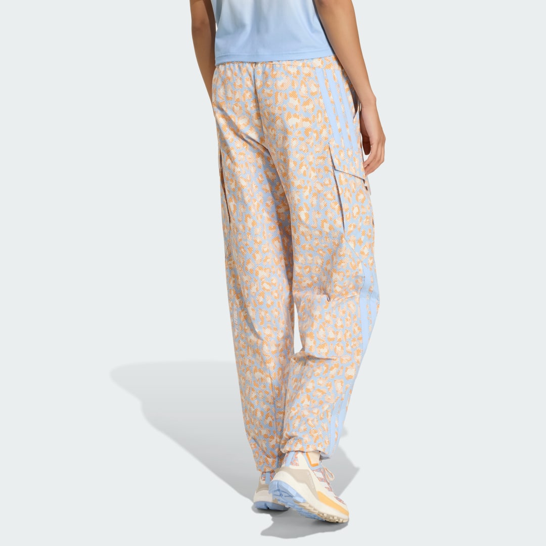 adidas Terrex Xploric CLIMA365 Cargo Tracksuit Bottoms Off White / Glow Blue / Pure Tangerine - Image 2