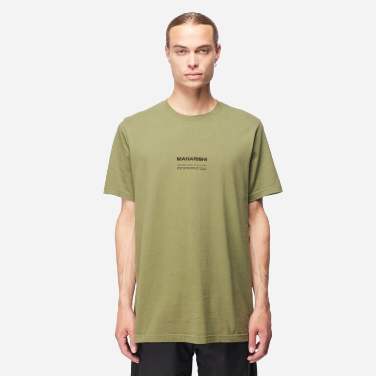 Maharishi Miltype T-Shirt in Green - Size: M