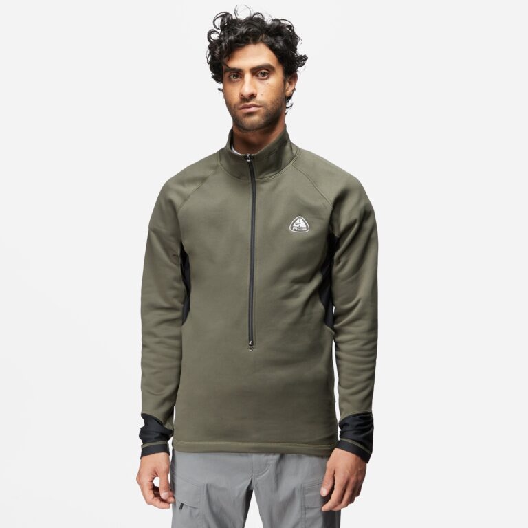 Nike ACG Oregon Series Reissue Polartec Top in Green - Size: XL