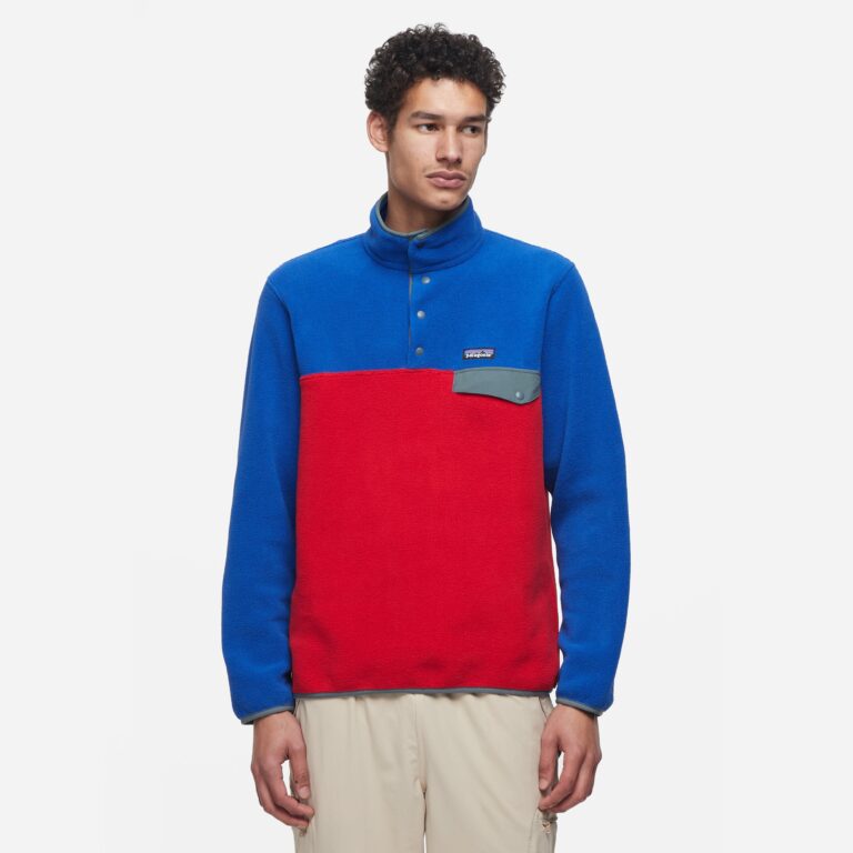 Patagonia Synchilla Snap-T Fleece Pullover in Blue - Size: M