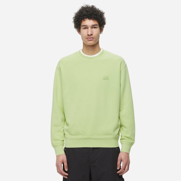 C.P. Company Logo Sweatshirt in Green - Size: M