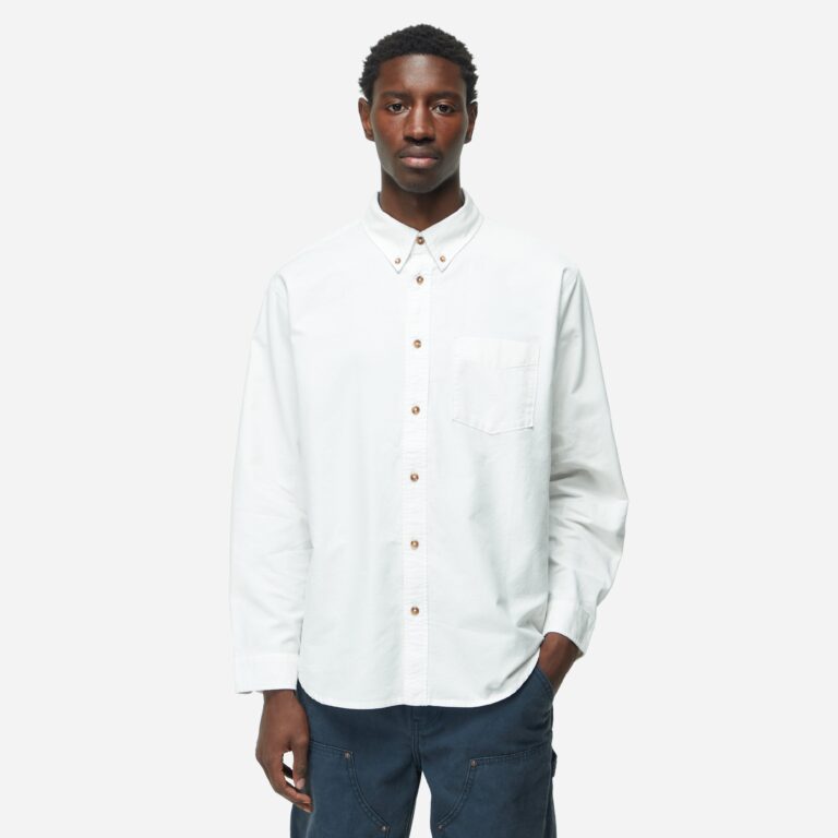 Nike Life Oxford Shirt in White - Size: XL