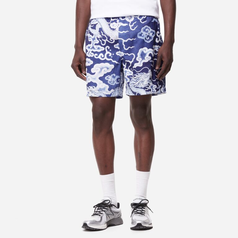 Maharishi Dragon Swim Short in Blue - Size: XL