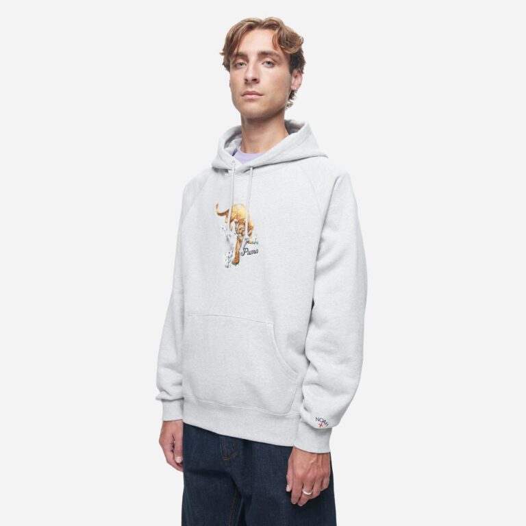 PUMA x Noah Raglan Hoodie in Grey - Size: S