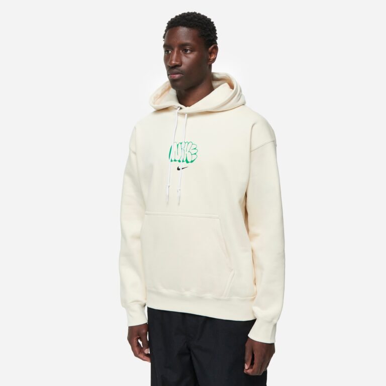 Nike Solo Swoosh Graffiti Hoodie in White - Size: M