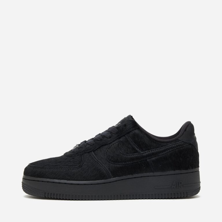 Nike Air Force 1 Low Pony Hair Women's in Black - Size: 6
