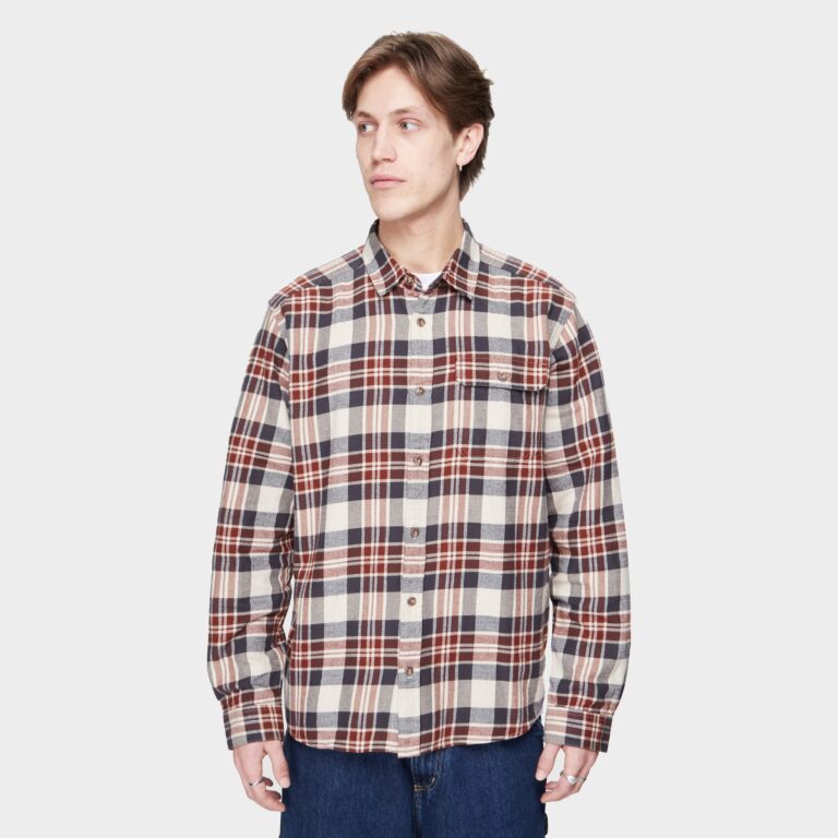 Patagonia Fjord Check Shirt in Brown - Size: XL