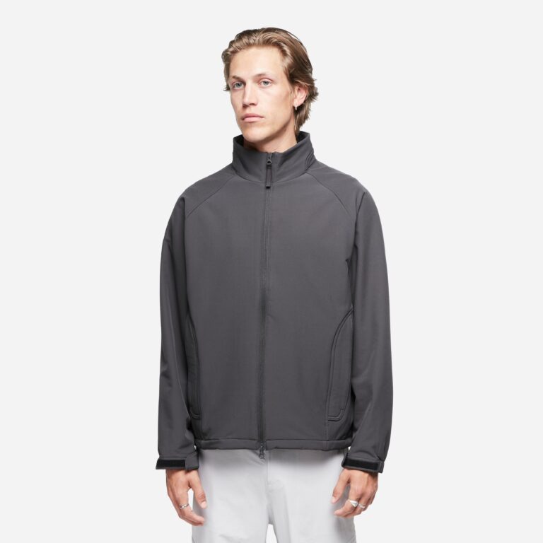 Hiking Patrol Path Brushed Soft Jacket in Grey - Size: XL