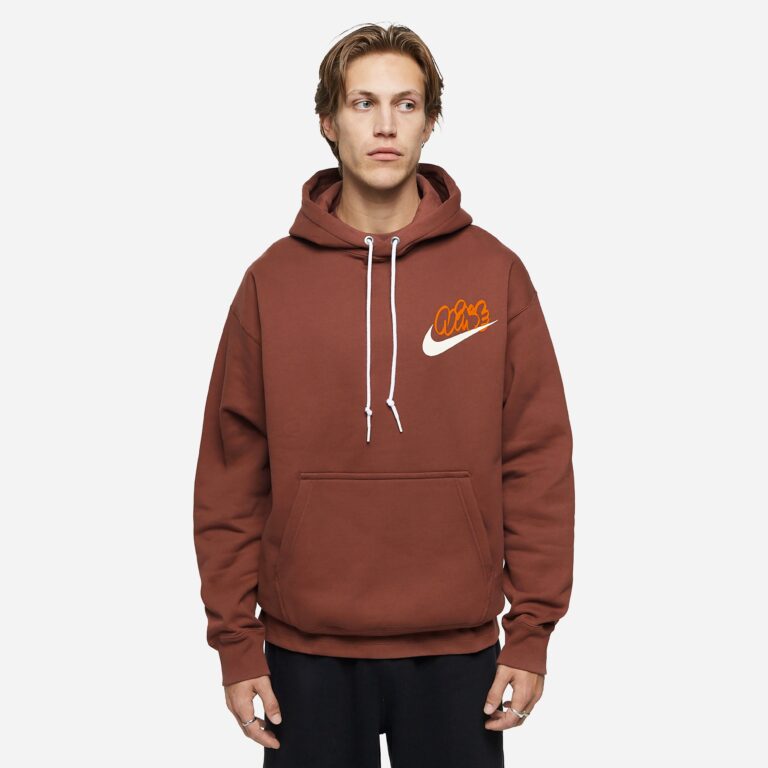 Nike Solo Swoosh Graphic Hoodie in Red - Size: S