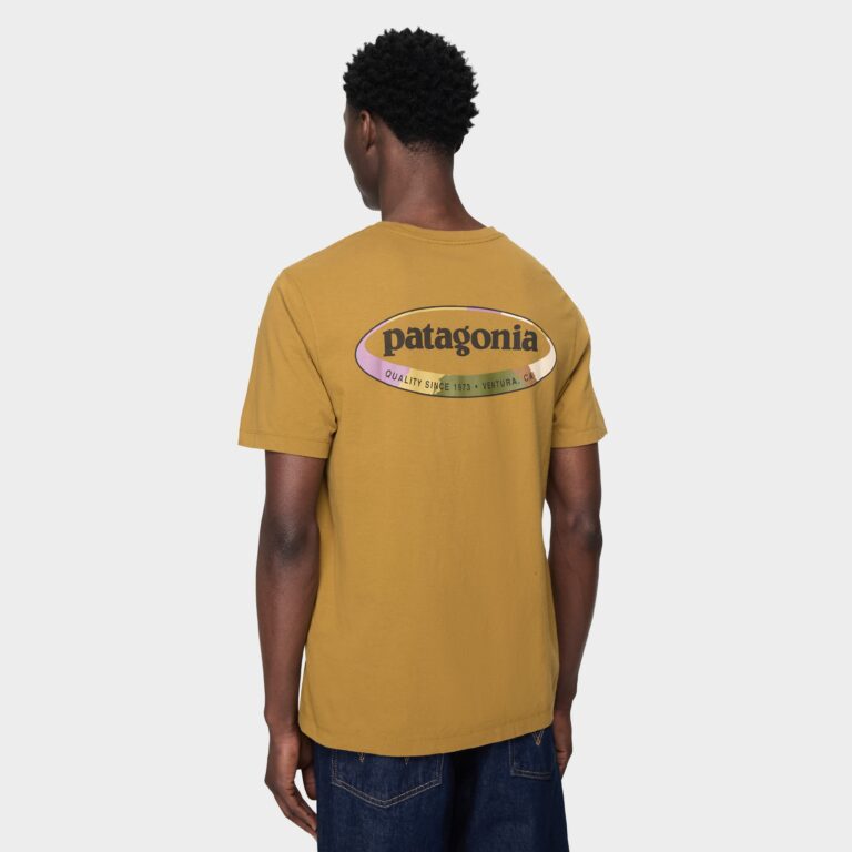 Patagonia 95 Oval Logo T-Shirt in Brown - Size: XL