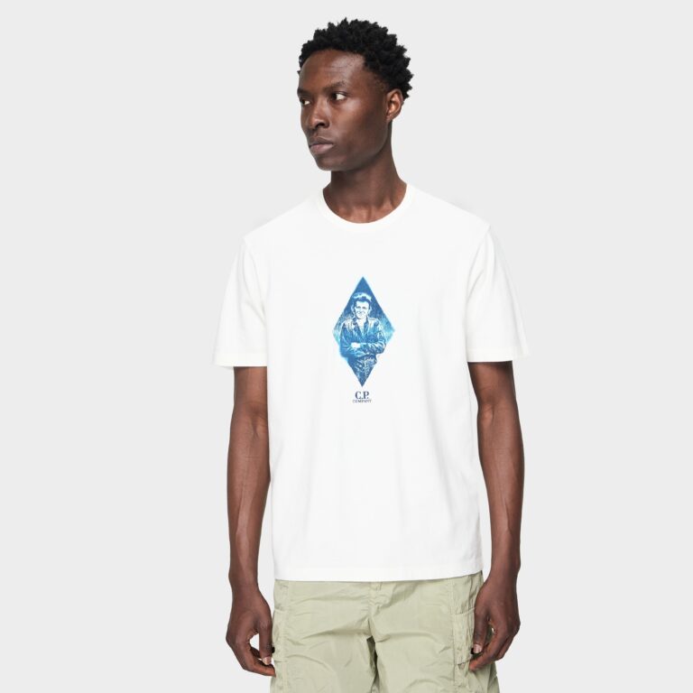 C.P. Company Sailor T-Shirt in White - Size: XL