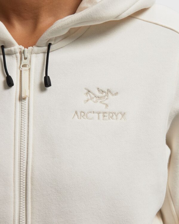 Arc´teryx WMNS Emblem Fleece Full Zip Crop Hoody Arctic Silk