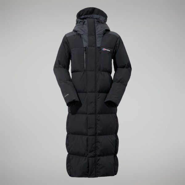 Berghaus Women's Saffren Down Duster Hooded Jacket - Black
