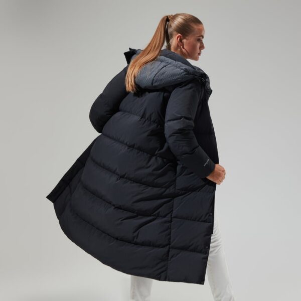 Berghaus Women's Saffren Down Duster Hooded Jacket - Black