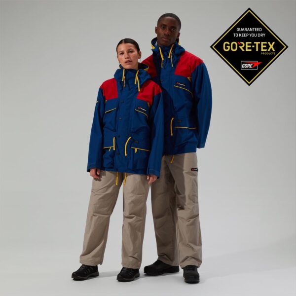 Berghaus Unisex Trango Gore-Tex Waterproof Jacket - Blue/Red - 4A001928KW9