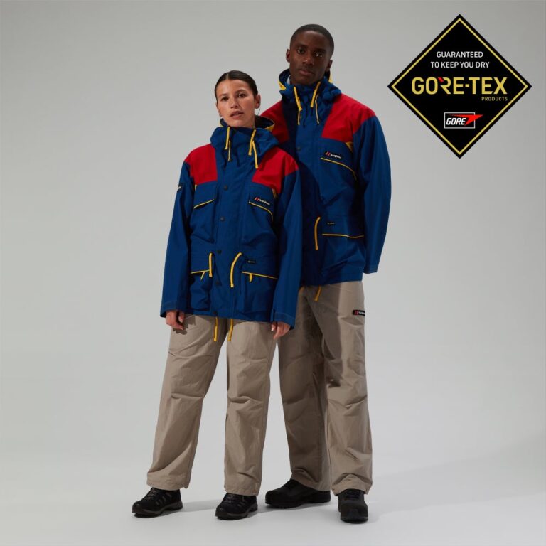 Berghaus Unisex Trango Gore-Tex Waterproof Jacket - Blue/Red - 4A001928KW9