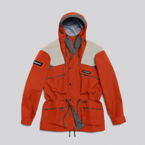 Berghaus Unisex Trango Gore-Tex Waterproof Jacket - Orange/Grey